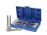 ABN 3/8in Drive Long Ball Head SAE Standard Allen Wrench Set Hex Bit Deep Impact Socket 7-Piece Set 1/8in to 3/8in