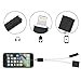2 in 1 Lightning Adapter Compatible with iPhone Xs Max/XS/XR/X/6S/7/7 Plus/8/8 Plus, Compatible iPhone Adapter/Splitter, 2-Port Headphone Audio and Charger Adapter,Compatible iOS 10.3 or 12thumb 3