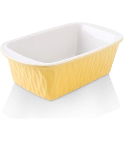 Moule à Pain Rectangulaire En Céramique 28x15 Cm - Antiadhésif, Pour Four, Pain, Cake, Lasagnes, Blanc