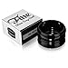 Fine Heavy Stoneware Stackable Shave Soap Bowl - Shaving Bowls For Men - Lather Mug For Wet Shavers - Black