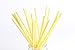 Paper Straws Drinking Chevron Party Straws Disposable Drinkware Straws for Birthday Wedding Halloween Thanks Giving yellow Pack of 25