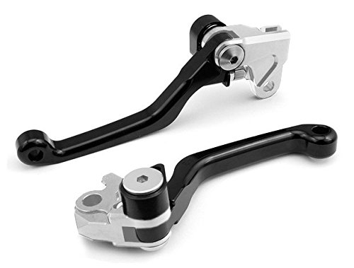 Motorcycle Racing CNC Billet 3 Fingers Length Pivot Brake Clutch Levers Black Fit For Suzuki DRZ 400 S/SM 2000-2011