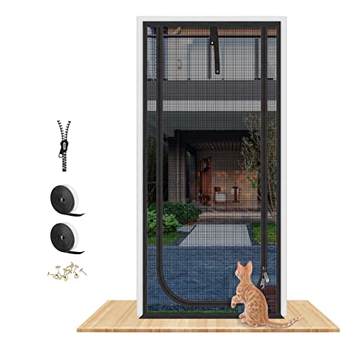 Upgraded Pet Screen Door Fits Doors Up to 32