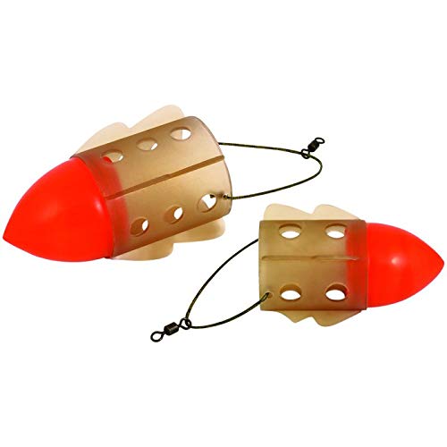 Trabucco Fish Feeder, Open M, 1 Pound Capacity, Hanging Mount, Plastic, Depth Adjustment, Recognized Brand