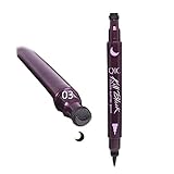 Gracefulvara Waterproof Liquid Eyeliner Tattoo Stamp Liner Long-last Double Head