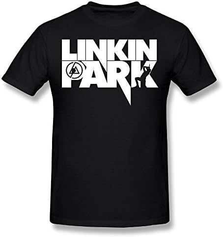 Hat4music Men's Chester Bennington Linkin Park Logo T-shirt - Black