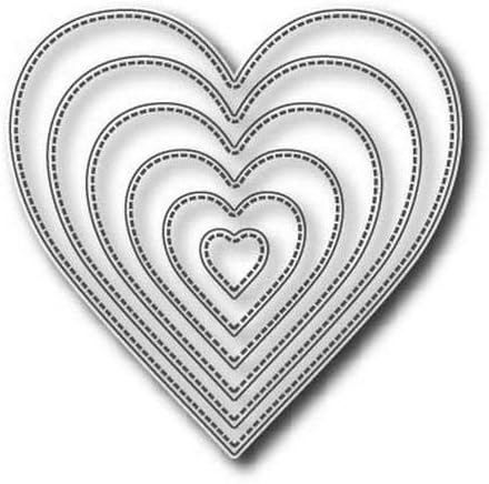 Tutti Designs Stitched Nesting Hearts Cutting Die TUTT216