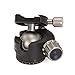 Leofoto LH-40 Ball Head, 40mm Ball, Low Profile, Firction Contorl, Base Panning Contorl, Bubble Level, Include 70mm QR Plate, Arca Compatible