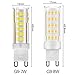 KINDEEP G9 LED Bulb, Replace 60W Halogen Bulb, 8W 650Lumens, Warm White(3000K), Not Dimmable, 360 Degree Beam Angle LED Light Bulbs, 5 Pack