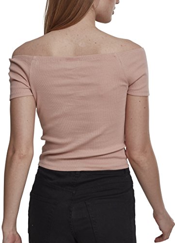 Urban Classics Dames Off Shoulder Rib Tee dames T-Shirt (1-Pack) - Image 3