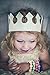 Fun Play Time Glitter Stretch Crown Set: White Sparkle, Gold, Pink Halloween Costume