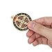 IntercessionTM Saint Benedict Color Medal (Golden - Extra Large - 1-3/4 Inches)