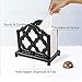 Vintage Metal Napkin Holder Cast Iron Napkin Holder Organizer for Kitchen Restaurant Home Decor, Black