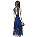 Tuliplazza Women Zigzag Tunic Sheath Cocktail Prom Party Gowns Midi Lace Dress