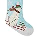 Alice Doria 21“ Crewel Stitch Embroidery Christmas Stocking with Skiing Polar Bear Pattern …