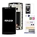 LCD Display Touch Screen Digitizer Parts with Frame for LG G4 H810 H811 H815 LS991 VS986 Screen Replacement Parts,Tempered Glass Protector Included