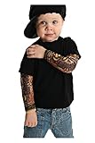 TotTude Little Boys' Chopper Tattoo Sleeve T Shirt