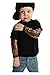 TotTude Little Boys' Chopper Tattoo Sleeve T Shirt
