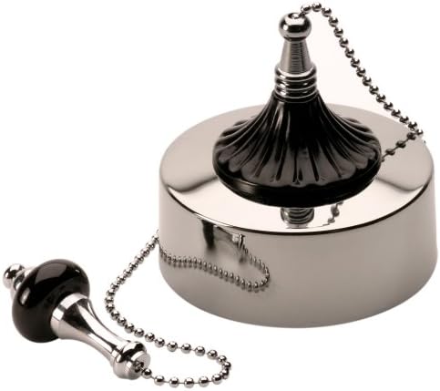 Deluxe 6Amp 2 Way Ceiling Switch Black and Chrome Feature: Amazon.co.uk