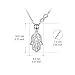 YFN 925 Sterling Silver Infinity Good Luck Holy Hamsa Fatima Hand Pendant Necklace