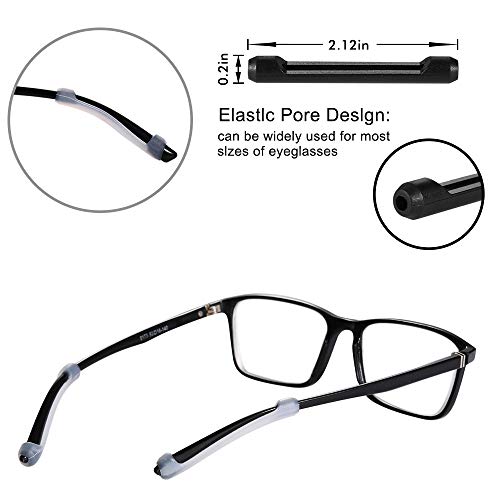 16 Pairs Eyeglasses Retainers Premium Silicone AntiSlip Eyeglass