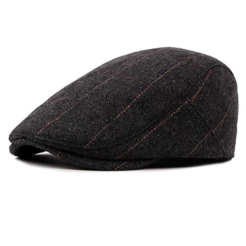 Ziyoot Men's 1920s Accessories Gatsby Gangster Costume Set Plaid Newsboy Cap