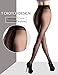 Women's Pantyhose Black Nude Control Top Sheer Tights Nylons 3 Pack