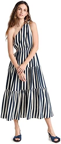 moon river cream striped midi dress MOON RIVER Women's Striped Knit Top Midi Dress, Cream, S at Amazon Women's Clothing store