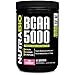 NutraBio BCAA 5000 Powder - Vegan Fermented BCAAs - Supports Lean Muscle Growth, Recovery, Endurance - 60 Servings - Kiwi Strawberry