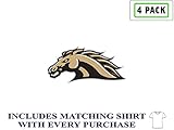 WMU Broncos 4 University Vinyl Sticker Decal Logo NCAA 4 Bumper Window Stickers 3X5