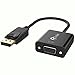 Rankie DisplayPort (DP) to VGA Adapter, Gold Plated Converter, Black primary