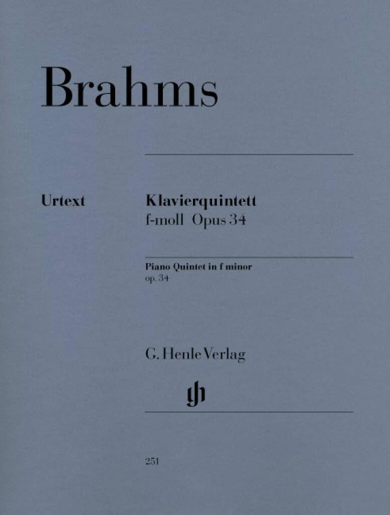 Piano Quintet f minor op. 34piano quintet