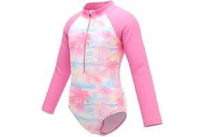 Angel season Girls Swimsuits Kids Bathing Suit One Piece Swimwear with UPF 50+ Cute