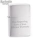 Zippo Lighter - Personalized Custom Message Engrave on Brass Windproof Lighter High Polish 254B