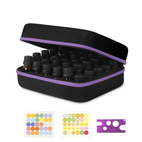 JSVER 30 Bottles Essential Oil Carrying Case Hard Shell Essential Oils Storage 5ml 10ml 15ml Essential Oil Travel Case Premium Storage Protection for Roller Bottles Portable Travel Organizer Cases - Thumbnail 7