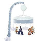 Just Born Adventure Musical Mobile, Navy/Orange