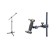 HERCULES MS533B Hideaway Boom Stand, Black & DG307B