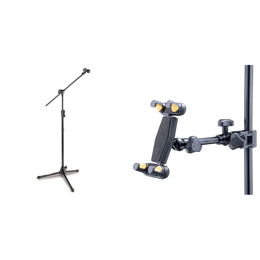 HERCULES MS533B Hideaway Boom Stand, Black & DG307B
