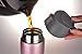 MIRA Stainless Steel Insulated Travel Car Mug | Leak & Spill Proof, Flip Lid with Lock & Handle | Double Wall Vacuum Insulated Coffee & Tea Mug Keeps Hot or Cold | 16 Oz (475 ml) | Rose