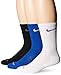 Nike Men's 3 Pack Dri-Fit Crew Blue/White/Black SX4827-948