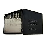 SE - Drill Set - Twist, # 61-80 Metal Box, 20 Pc - 826HDM