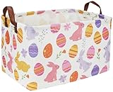 Sanjiaofen Rectangular Easter Baskets, Kids Easter