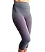 Bioflect® Capri Compression Leggings with Bioactive Fibers and Raised Massaging Knit for Support and Comfort - Black XXL