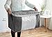 ZAMAT 3 Pack, 90L Large Capacity Storage Bag Organizer, Foldable Clothes Storage Containers with Reinforced Handle, Breathable Closet Organizer with Sturdy Zippers for Comforters, Blankets, Bedding