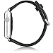 KAVAJ Genuine Leather Watch Band “Barcelona” for Apple Watch Series 4,3,2 & 1 44/42mm in Black. This Genuine Leather Replacement Watch Strap with Classic Buckle Makes The Ideal Accessory to The Watch