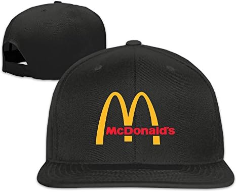 JOKEme Mcdonald Logo Adjustable Cap Baseball Flat Hats