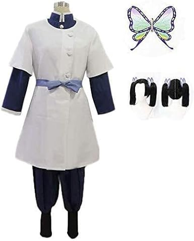 Amazon Co Jp Cosplay Costume Wig With Hair Ornament Aoi Kanzaki Aki Aoi Kanzaki Demon Killer Team Uniform Style Cosplay School Festival Cultural Festival Costume Party Tdl Usj Halloween Year Party Men M
