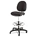 Alera ALEIN4611 Interval Series Swivel Task Stool, 100% Acrylic, Black