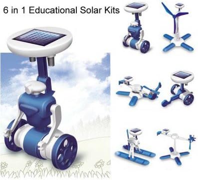 Hot Sell DIY 6 in 1 Educational Solar Kits 6 Different Models