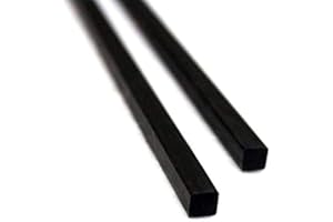 MUSOO 2pcs Carbon Fiber Neck Rods 6.25mmX6.25mmX600mm